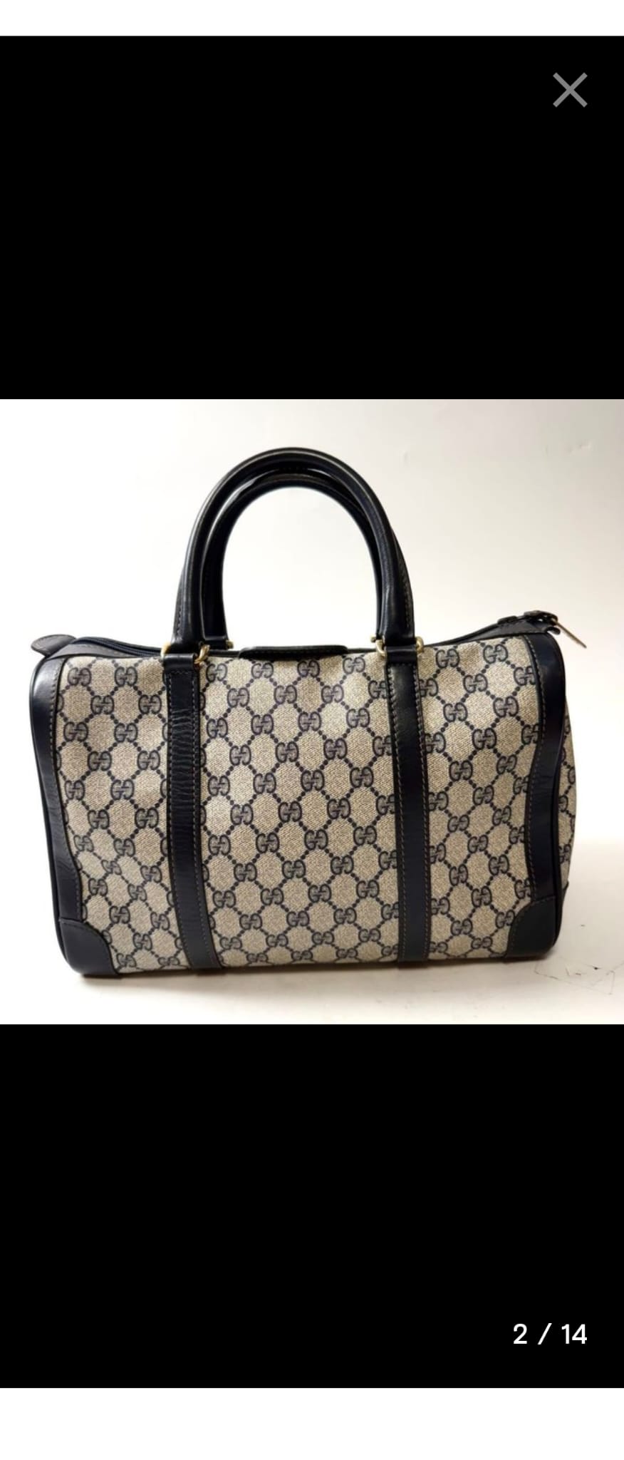 Gucci de mano con monograma GG marrón