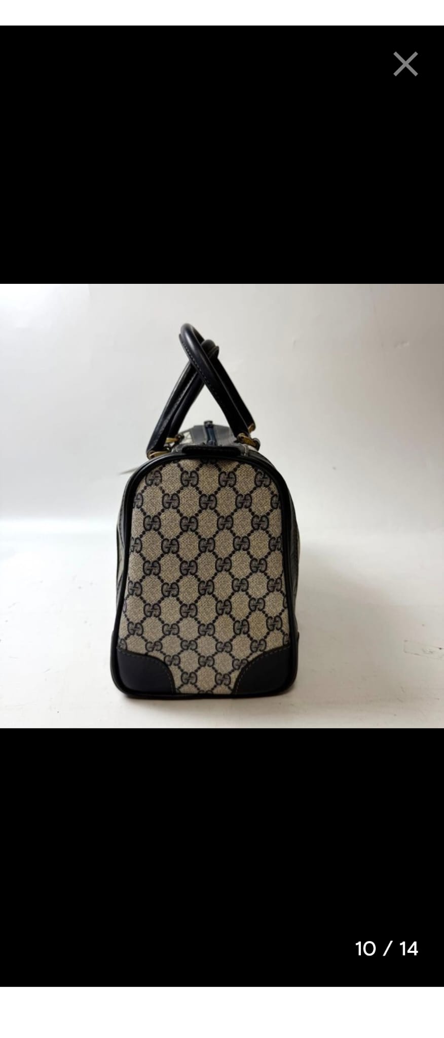 Gucci de mano con monograma GG marrón