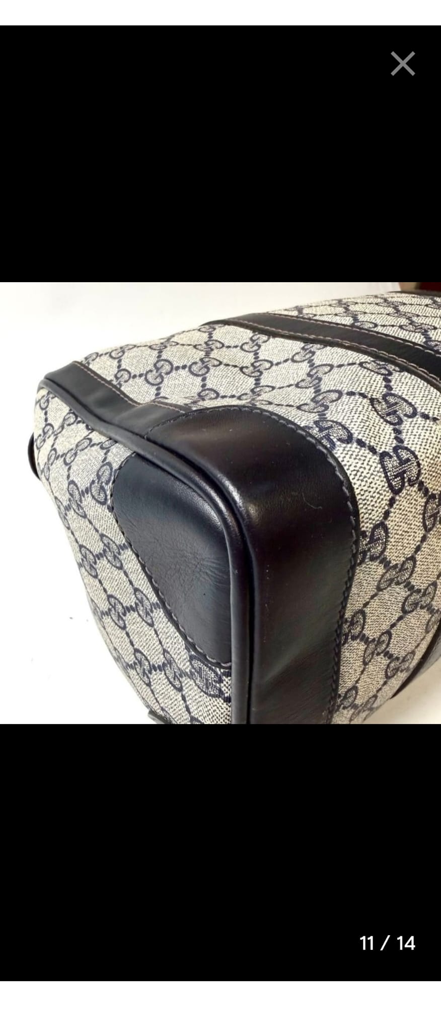 Gucci de mano con monograma GG marrón