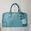 Loewe Amazona de cuero turquesa